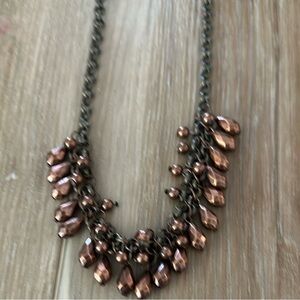 Vintage Copper Drip Necklace